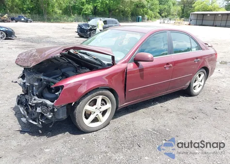 2007 Hyundai Sonata Limited/Se V6 from USA, damaged, VIN 5NPEU46F87H204653